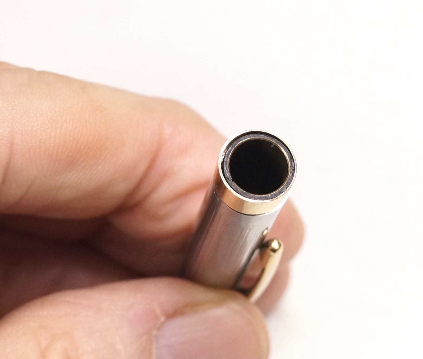 Sheaffer Sentinel Mechanical Pencil Blue Barrel Gold Filled Trim Loose Cap Ring