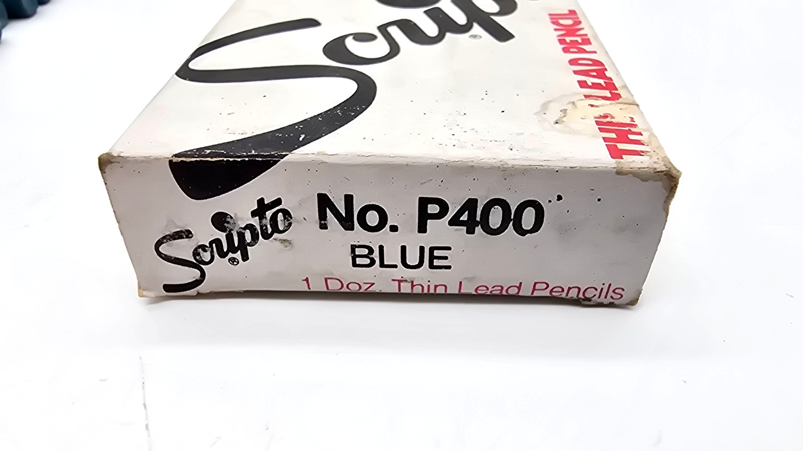 Lot of 12 Scripto Mechanical Pencils Blue P400 Thin Lead Thinline NEW NOS
