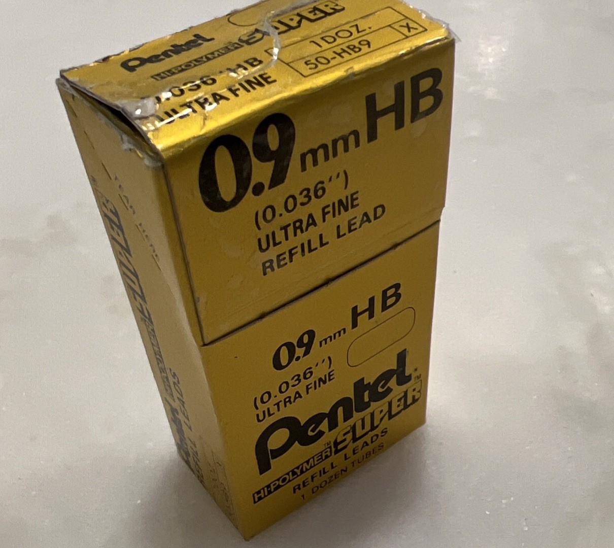 Durable 0.9mm Super Hi-Polymer Lead 90-99% Full – Break-Resistant & Ready to Use