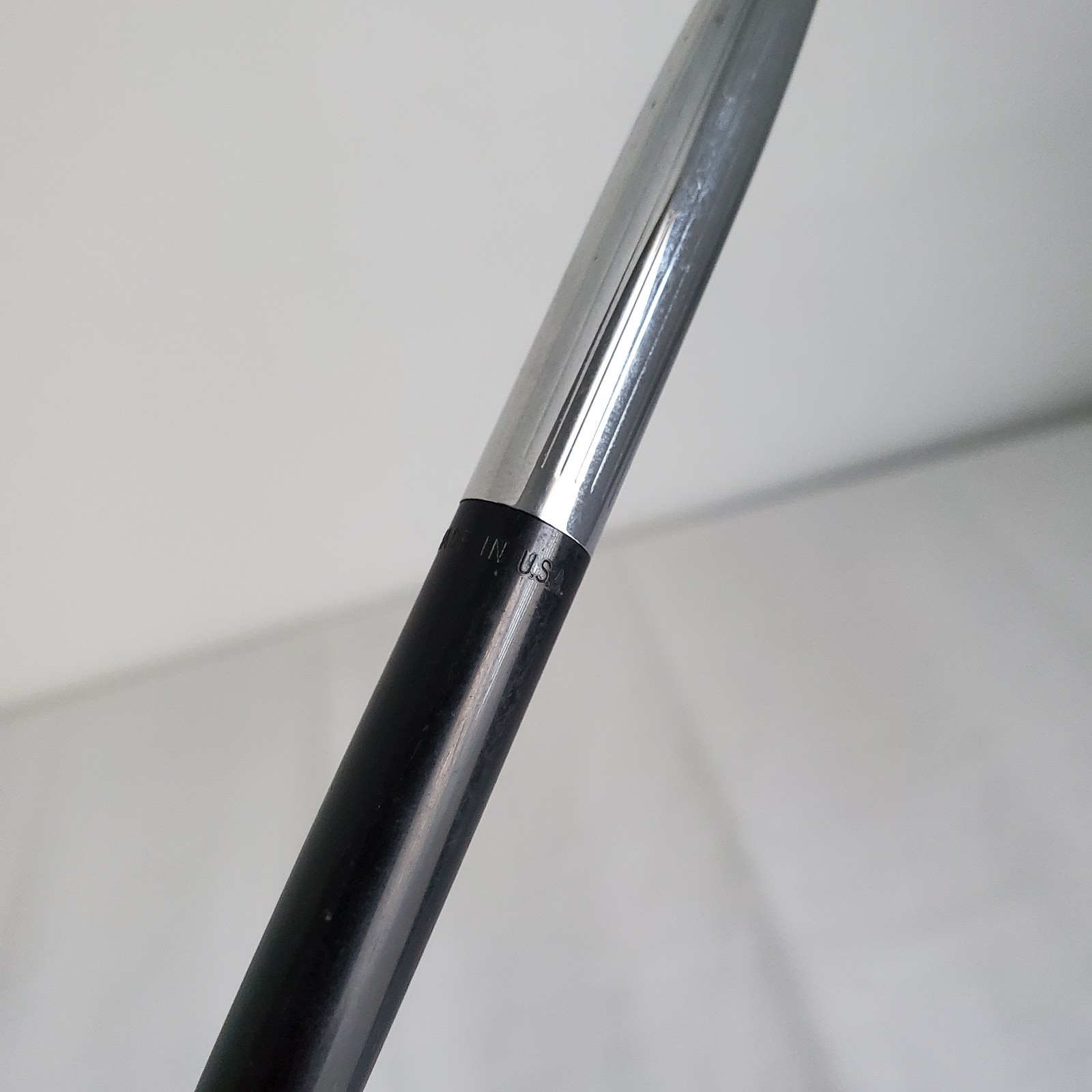 Vintage Scheffers Mechanical Twist Pencil Shiny Silver & Black .9mm