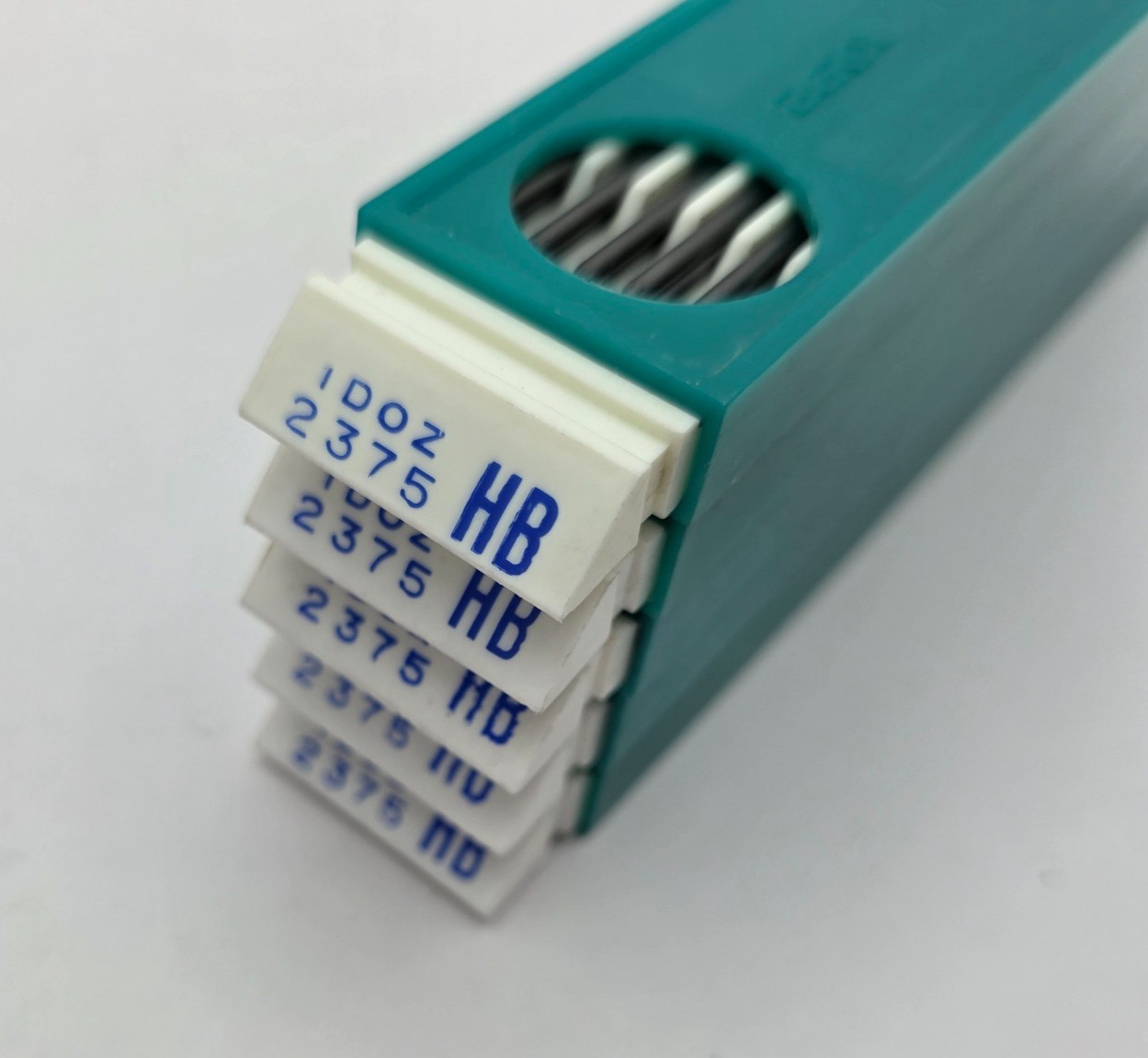 Vintage Berol Turquoise Eagle 2375 HB Drawing Leads 5 Tubes Drafting Refill