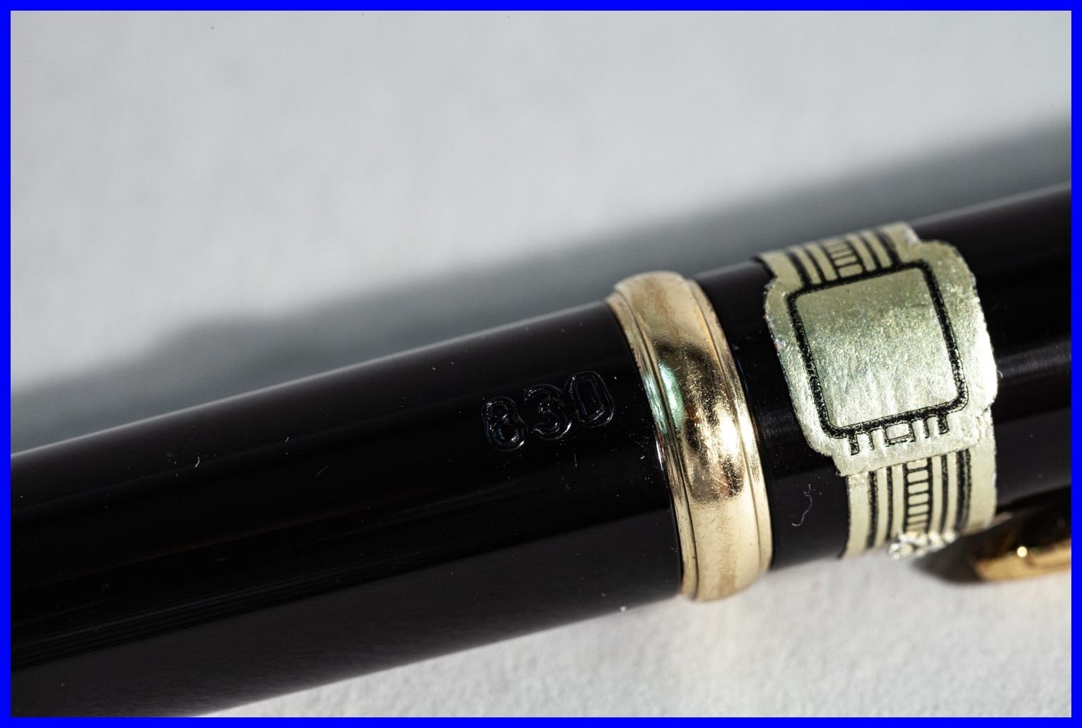 1950s GEHA Regent Pencil N° 830 in Black & Gold for 1.18mm Leads