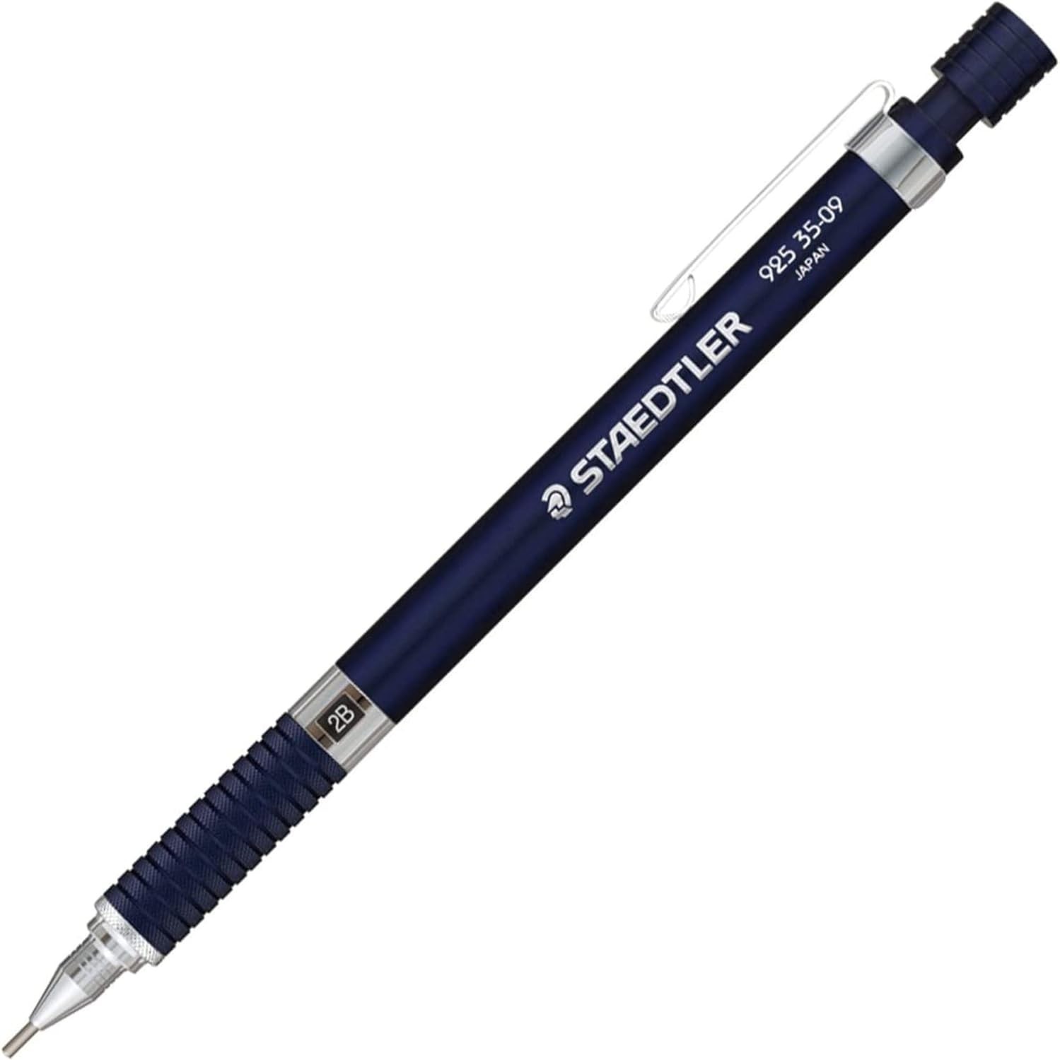 0.9mm Mechanical Pencil with Retractable Tip and Fine Blue Graphite Lead