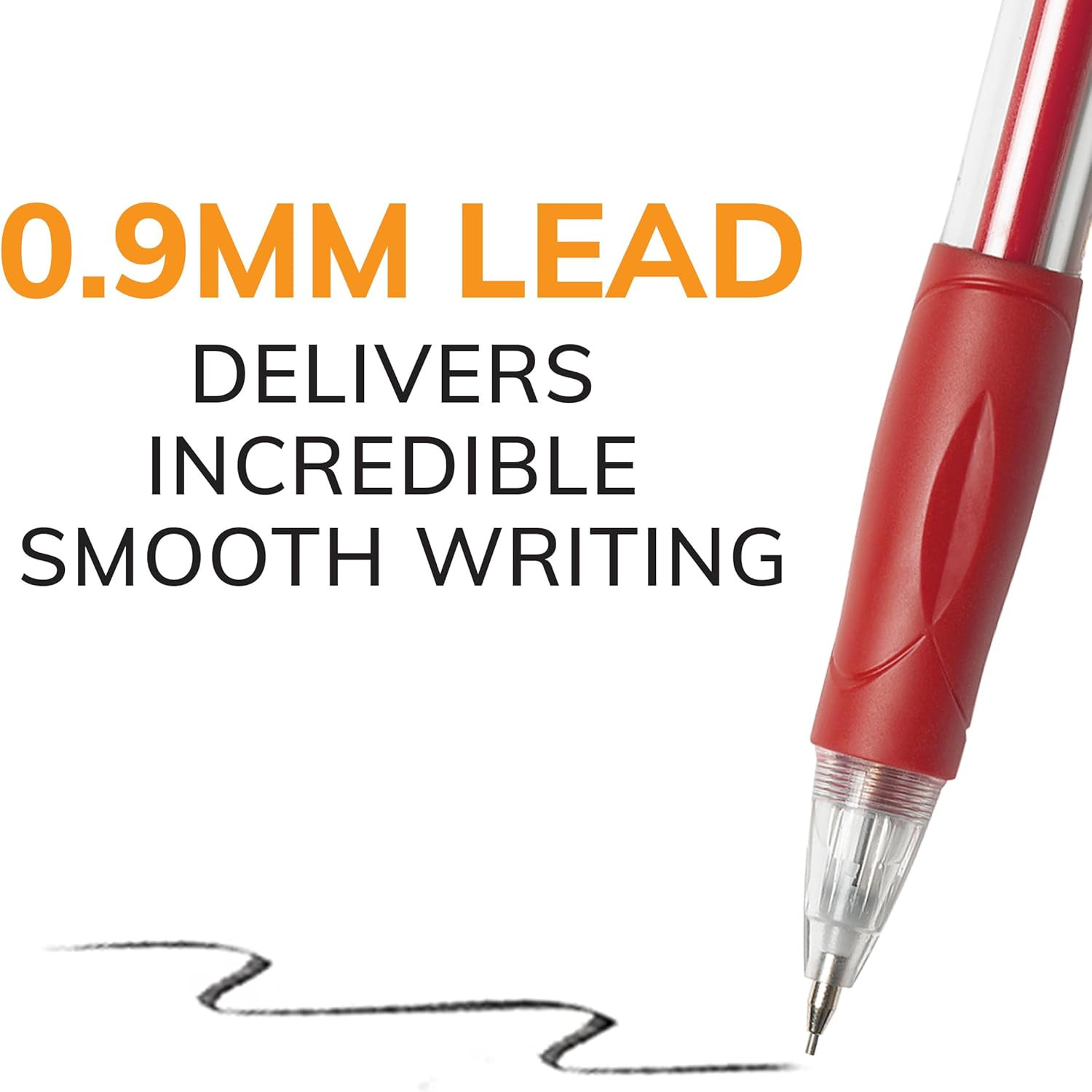 Velocity Strong Lead Mechanical Pencils, With Colorful Barrel, Thick Point (0.9m