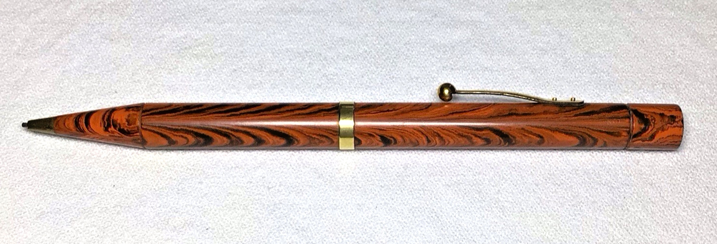 Waterman Pencil Red Ripple 56 Excellent Working Condition.