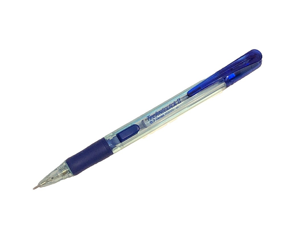 Pentel Techniclick II 0.7mm Side Advance Automatic Pencil Blue PD237T New