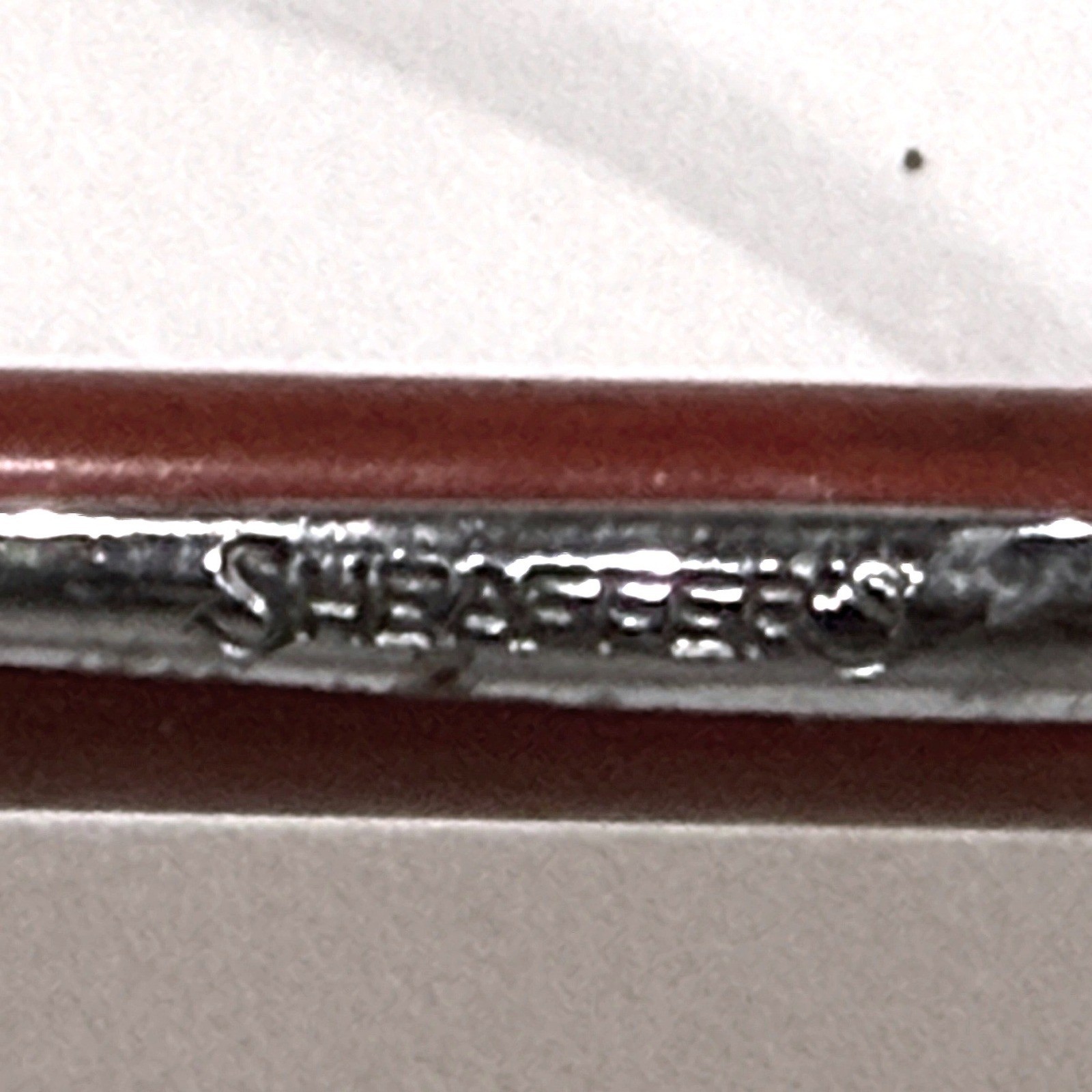 Vintage Sheaffer Mechanical Pencil Red Textured Barrel Chrome Trim MCM USA