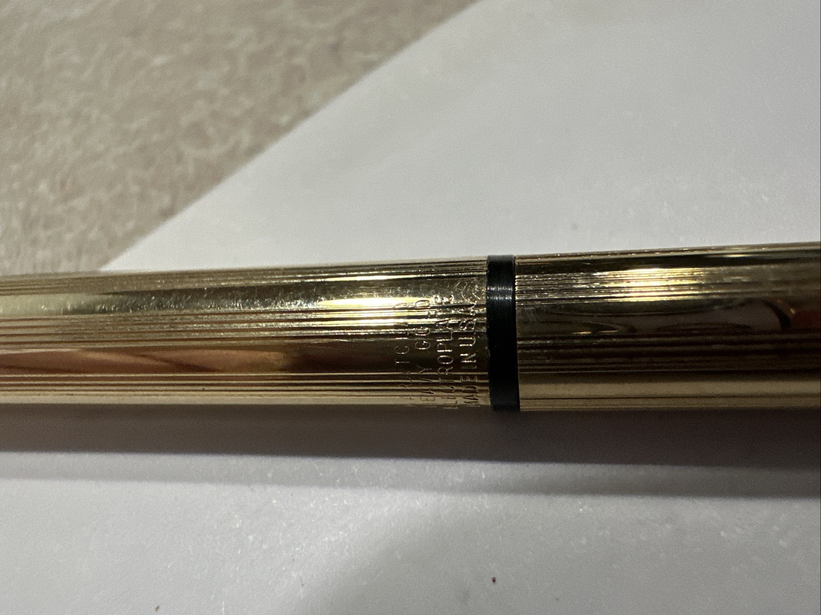 ANSON Vintage Mechanical Pencil Only, Karatclad Heavy Gold Electroplate USA, Box