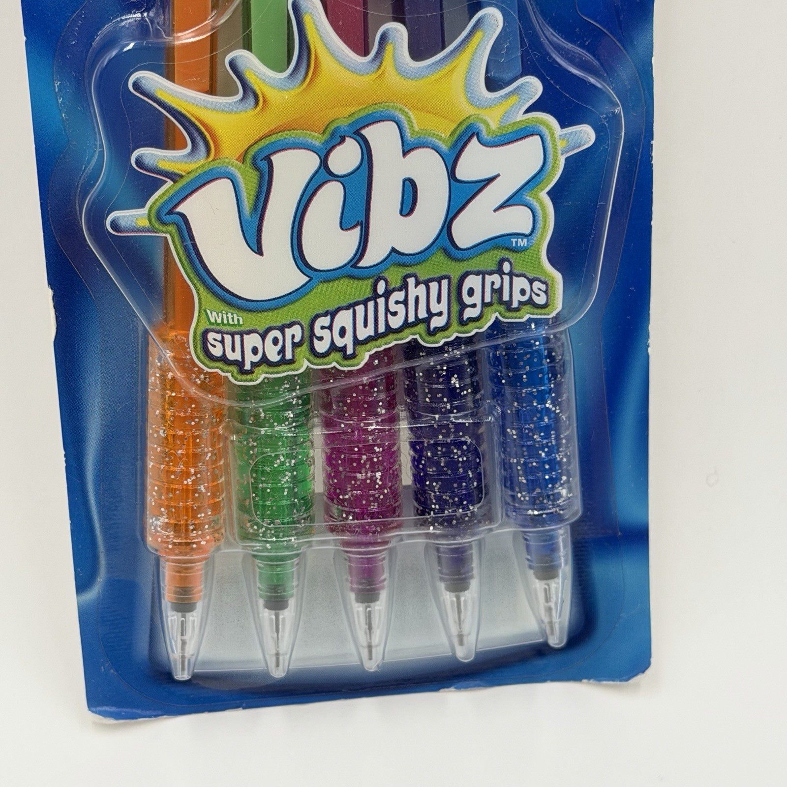 Paper Mate Vibz Mechanical Pencil .9 mm Super Squishy Grip 5 Pack NEW VTG 2004