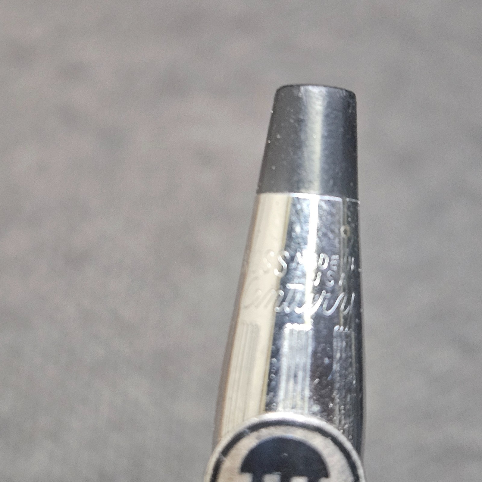Vintage Cross Classic Century Chrome Mechanical Pencil Unknown Corporate Logo US