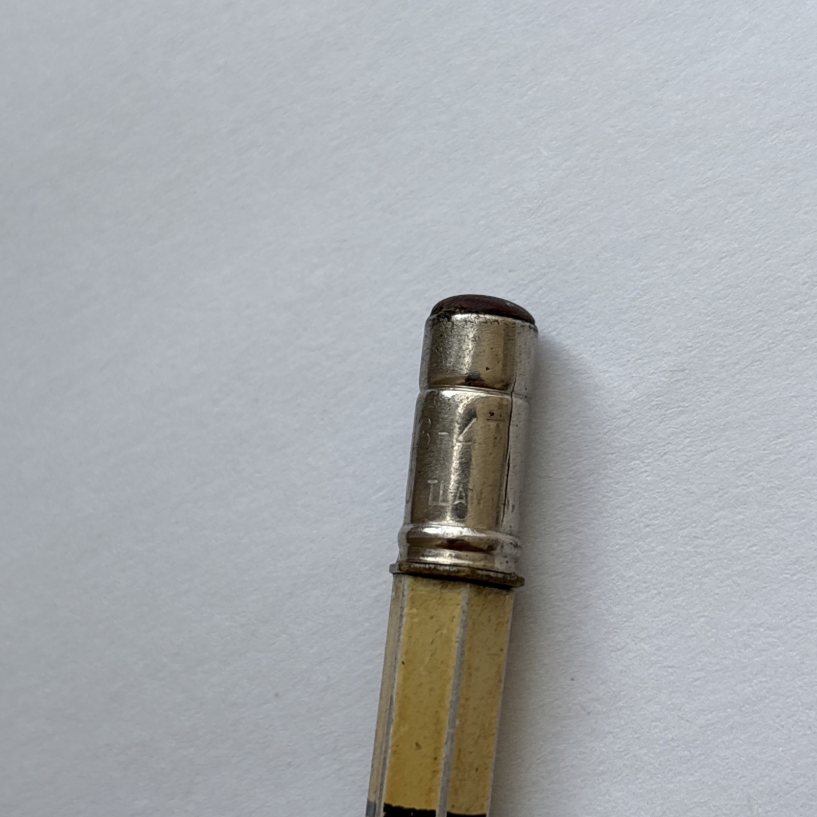 Vintage SCRIPTO P-3-47 Mechanical Aluminum Pencil ATLANTA USA Bullet Cap