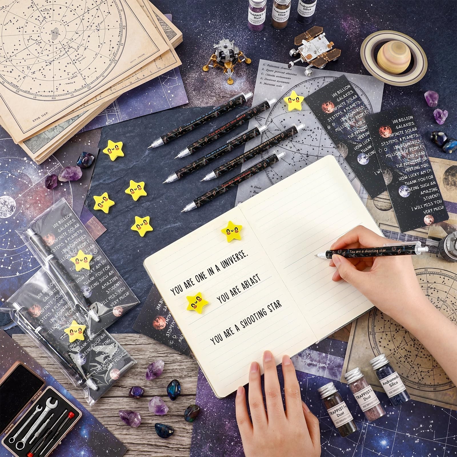 30 Sets End of Year Gift from Teacher Inspirational Space Astronaut Pencils A…