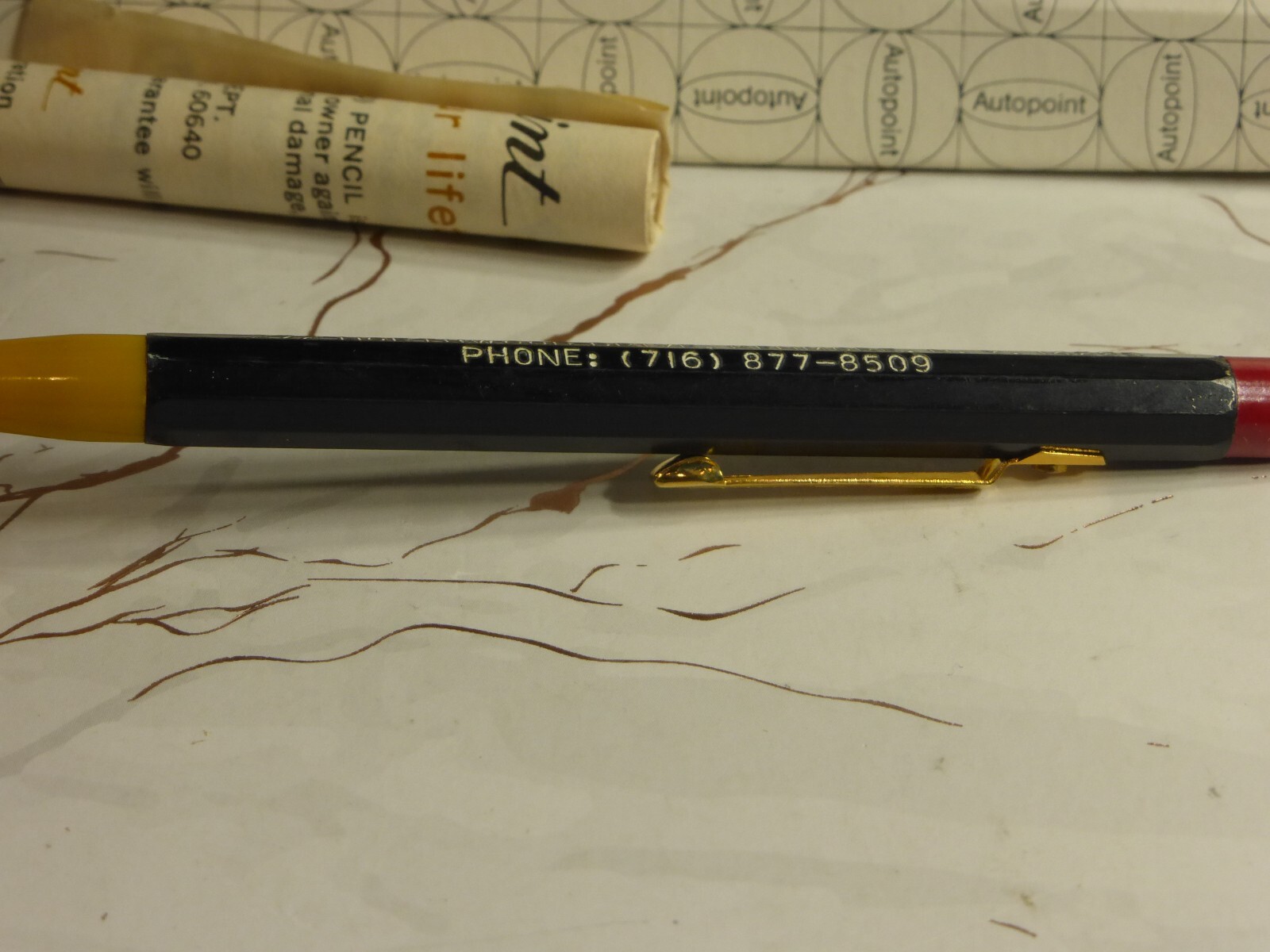 Vintage Circa 1969 Autopoint Sales Giveaway 0.5mm/0.9mm Mechanical Pencil #3108