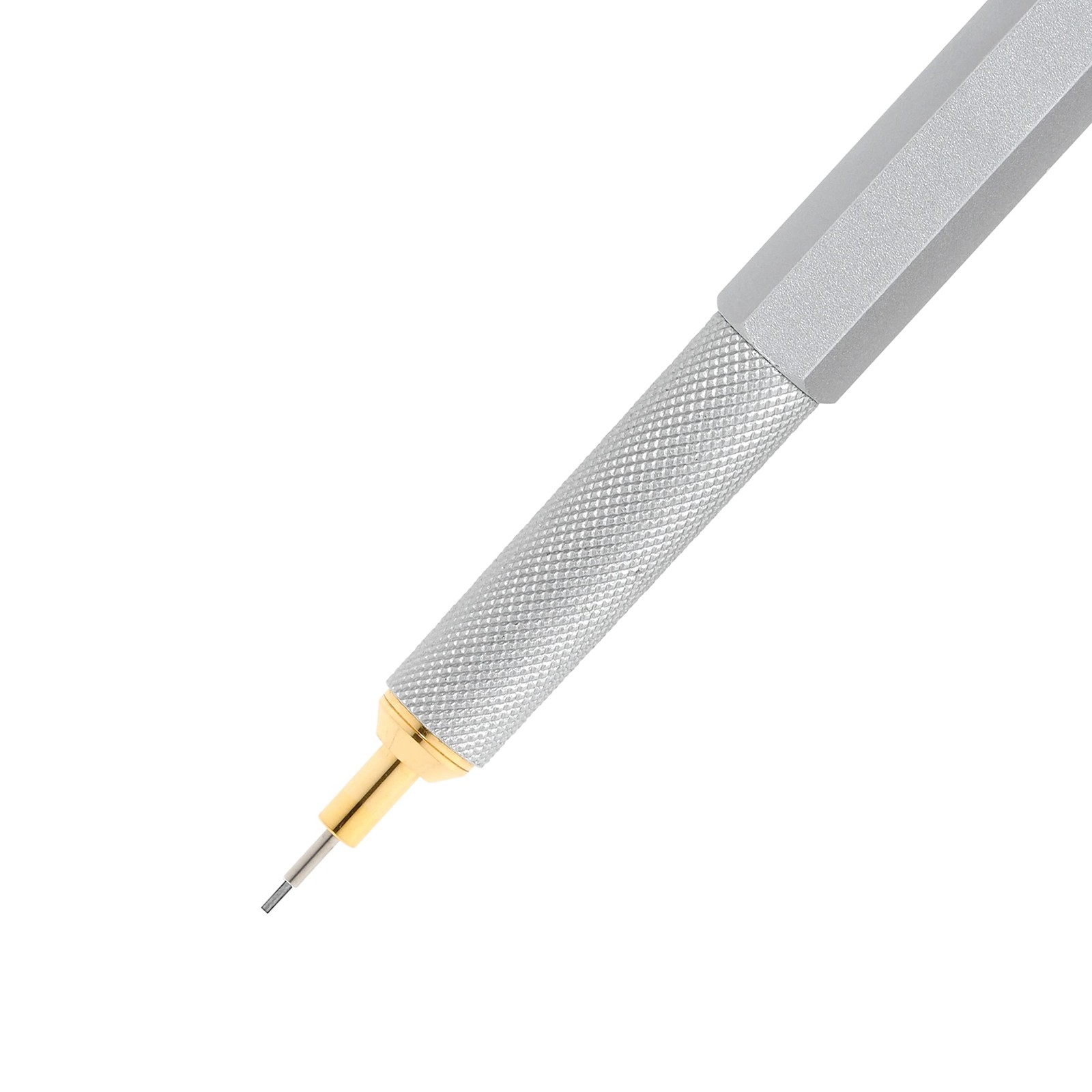 rOtring 800 Silver 0.5mm Mechanical Pencil Ergonomic Twist and Click Design