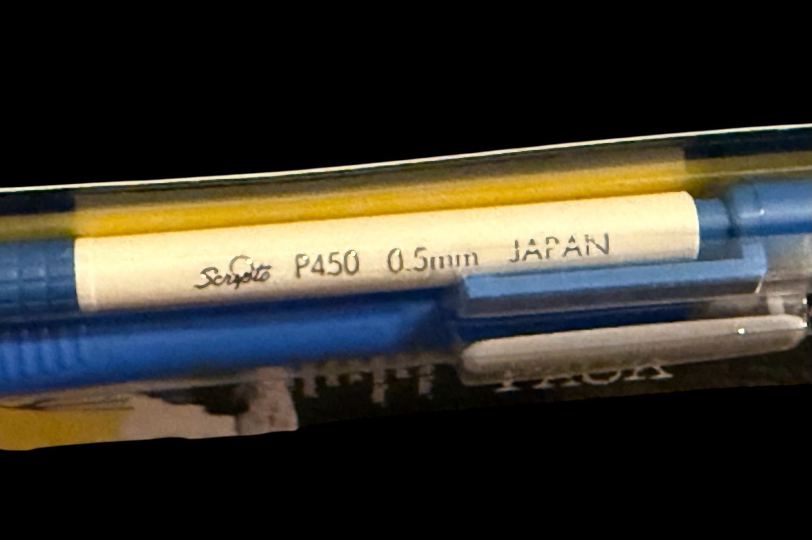 Vintage 1991 Scripto Student Mechanical Pencil & Eraser Set .5mm Lead Blue NOS
