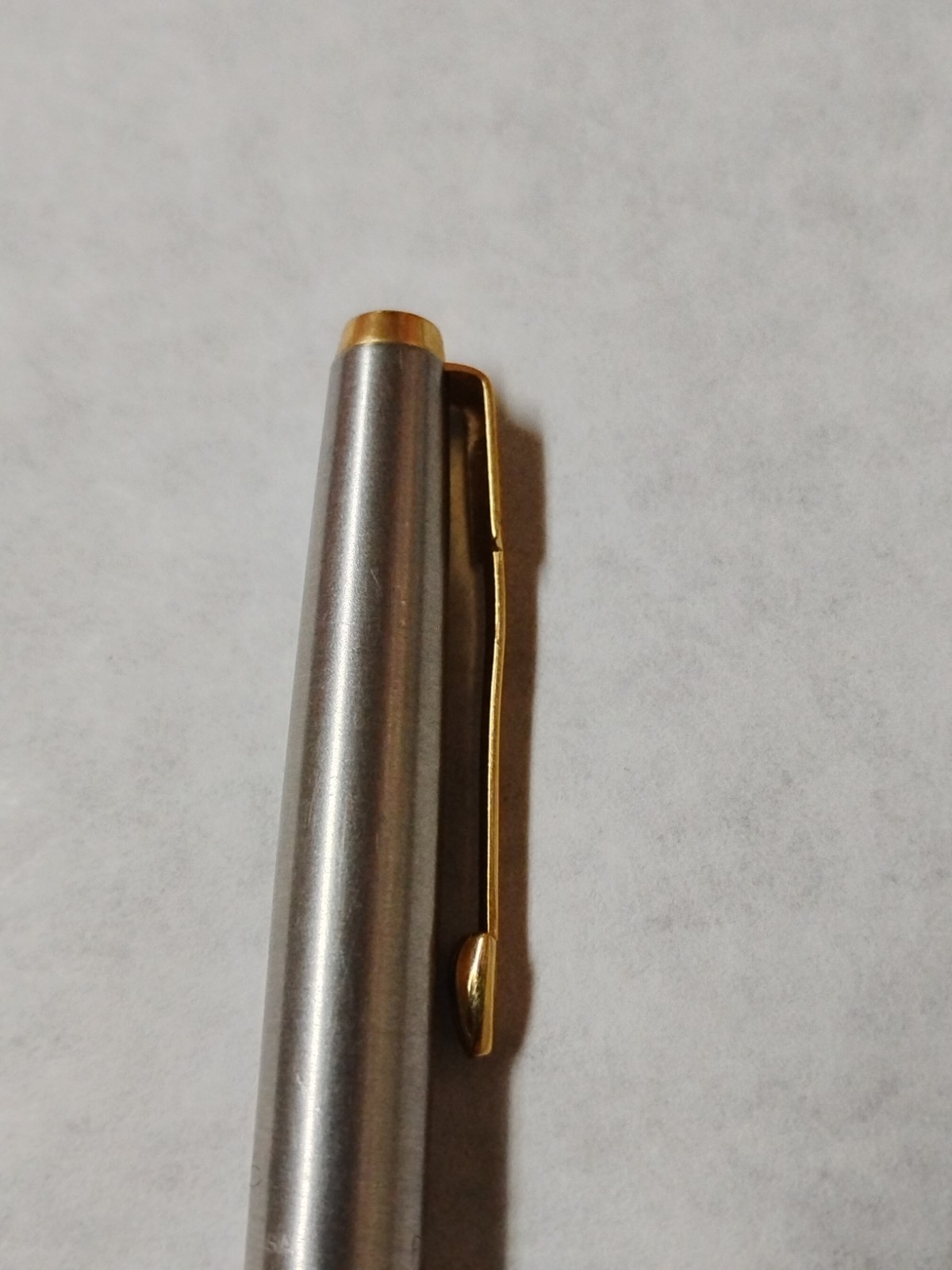 Vintage Parker Mechanical Pencil Silver Chrome & Gold Arrow Clip Works #M4