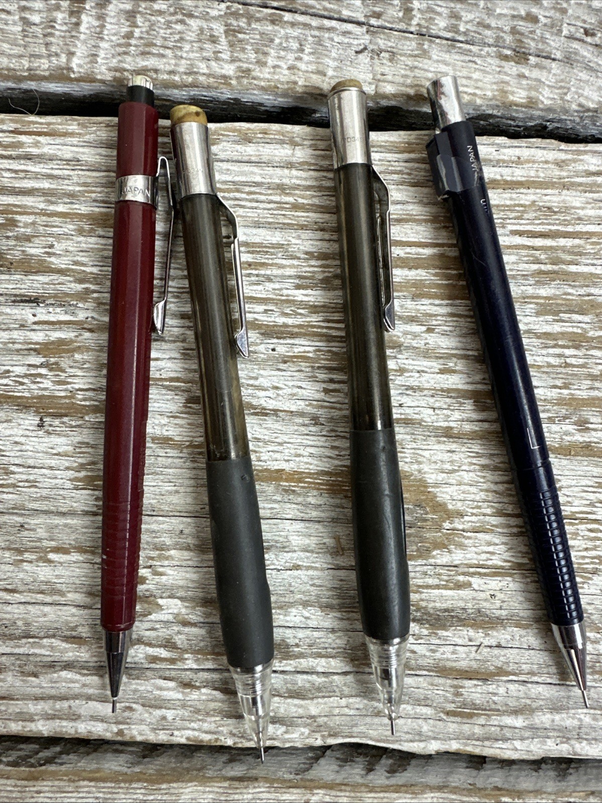 VTG Lot 4 0.5mm Pentel P205 / (2) PD345/ and random Japan Mechanical Pencils