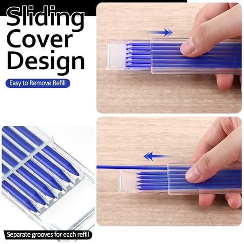 Mechanical Pencil Refills 2.8mm HB 24 Pack Carpenter Graphite for Woodworking
