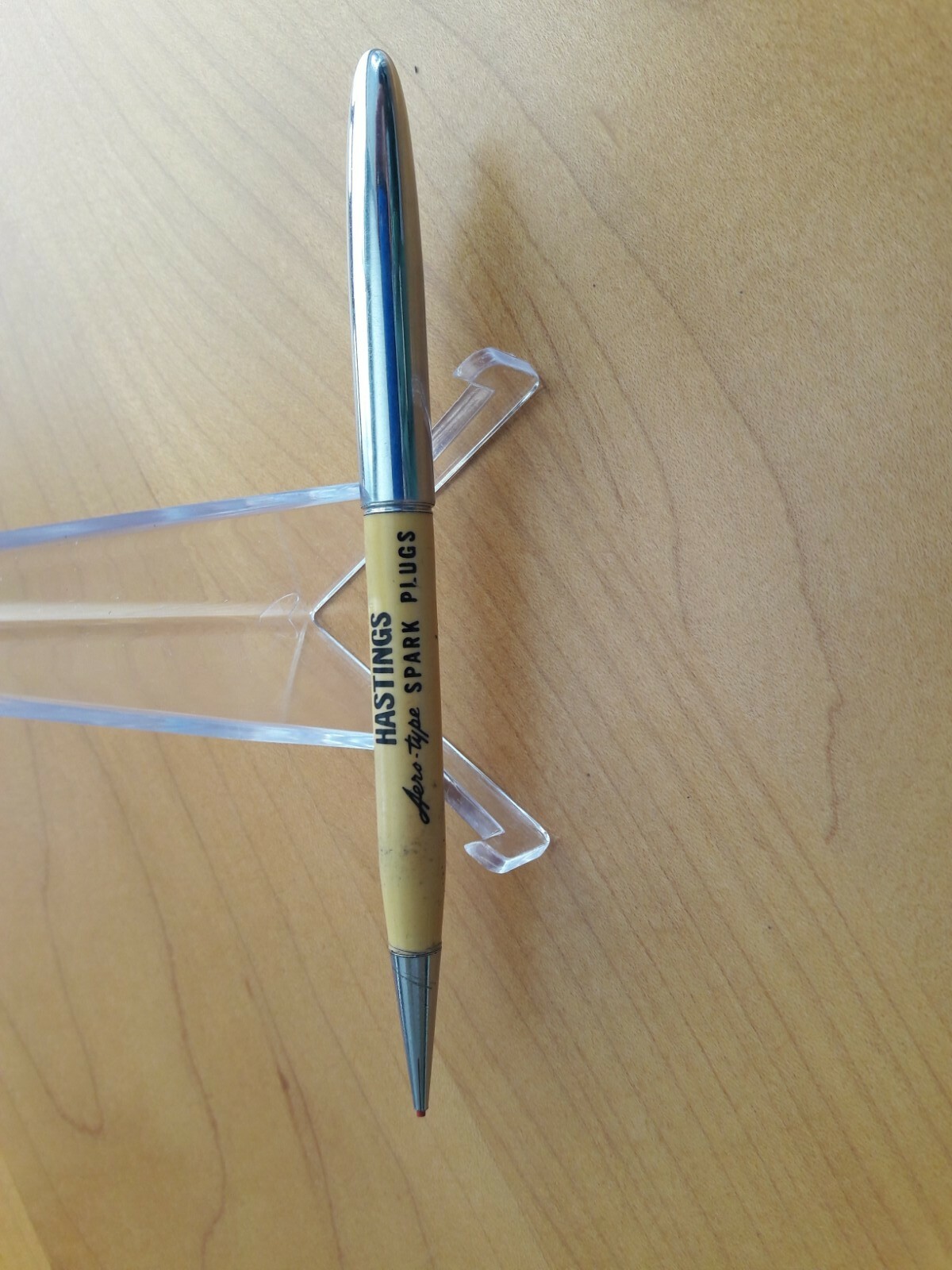 Quickpoint Pencil&Pen Combination Advertising, Hastings Aero-type Spark Plugs.