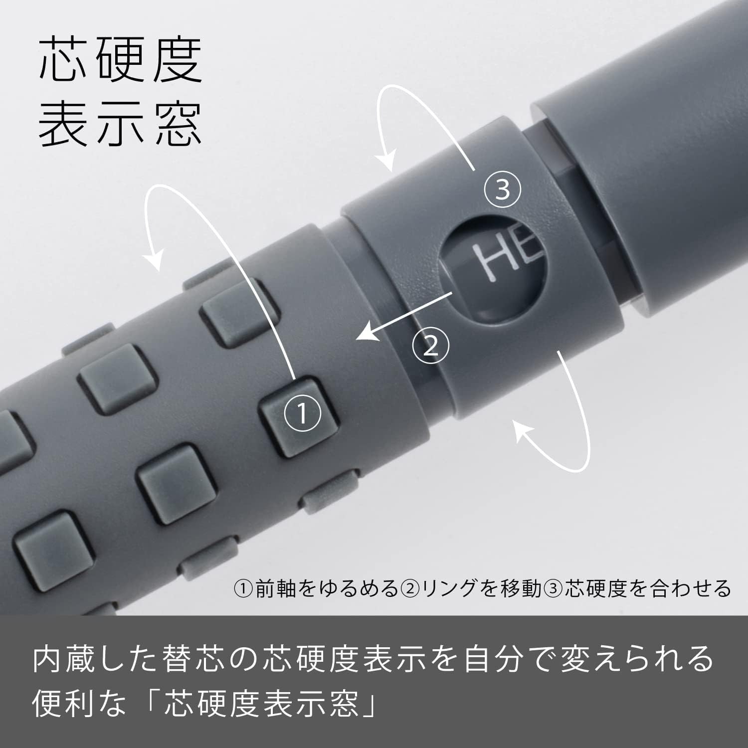 Pentel Mechanical Pencil Smash 0.5mm Dark Gray Q1005-N
