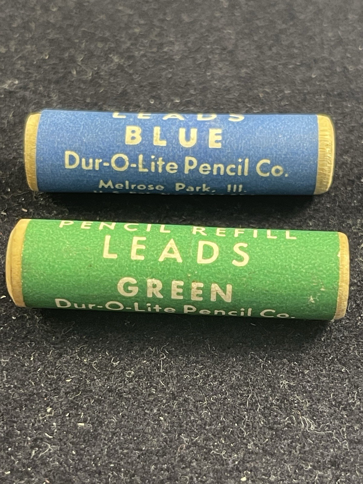 (7) Vintage 1940s / 50s Due-O-Lite Mechanical Duel End Drafting Colored Pencils