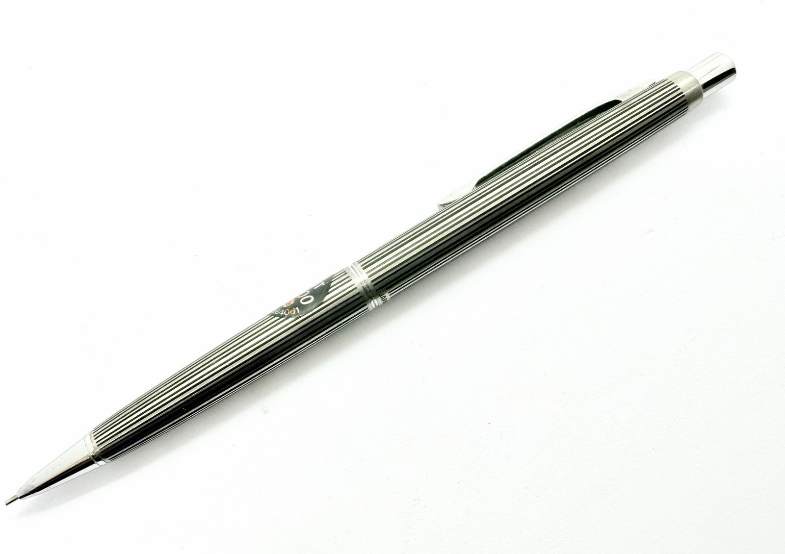 NOS pilot Mechanical Pencil Etching black stripes 0.3mm Full Metal etched