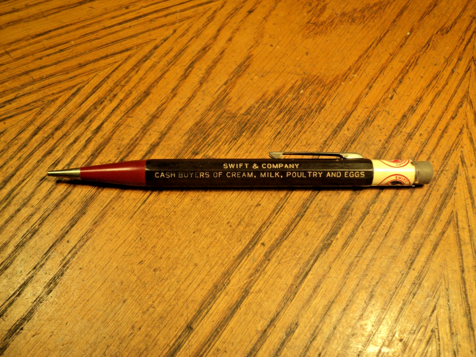 Vintage Autopoint Mechanical Pencil Swift & Company 5-5/8″ Long USA