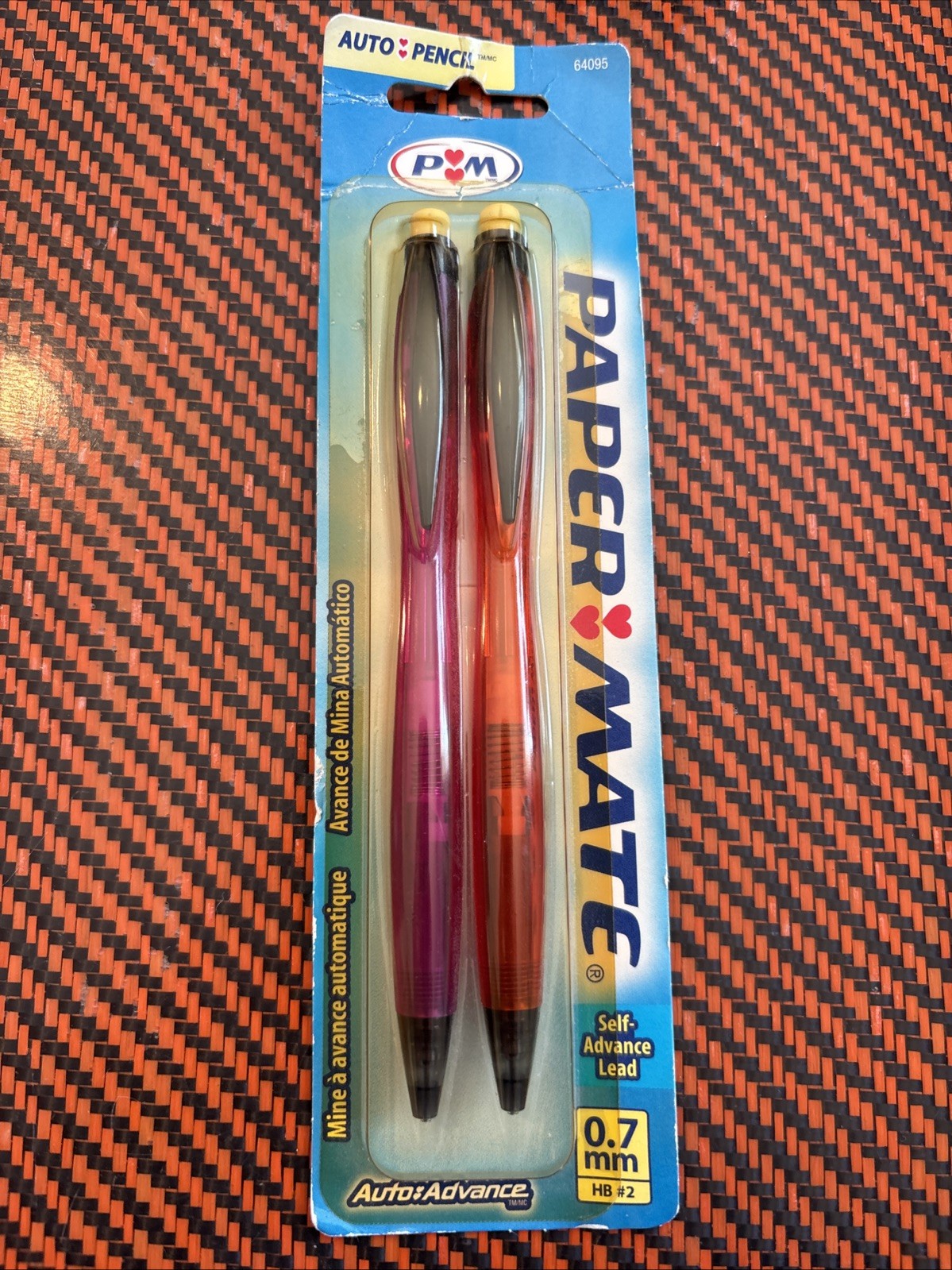 VTG 2005 (2)PAPER MATE Auto Advance .7mm Mechanical Pencils 64095