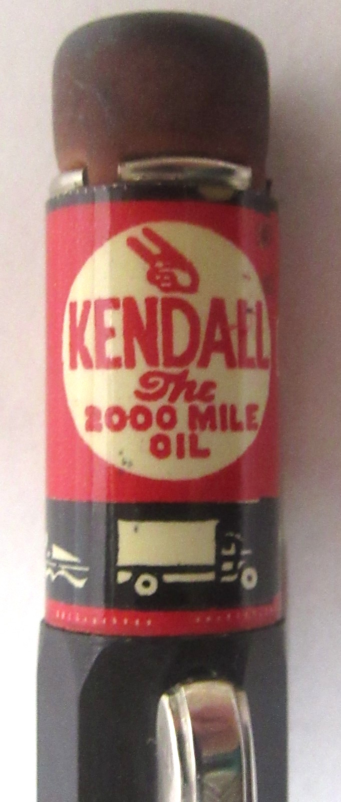 1930s KENDALL OIL Lake City 5.75″ can top Autopoint Mechanical Pencil works xz