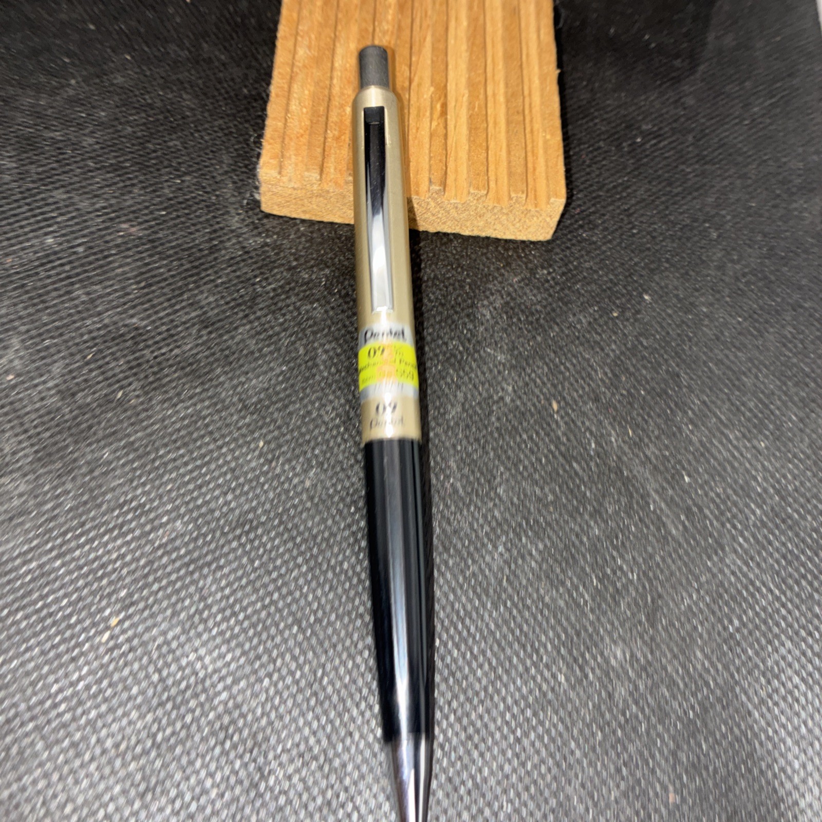 Vintage Pentel S59 Mechanical Pencil 0.9mm Brushed Stainless Steel Japan Loc 1