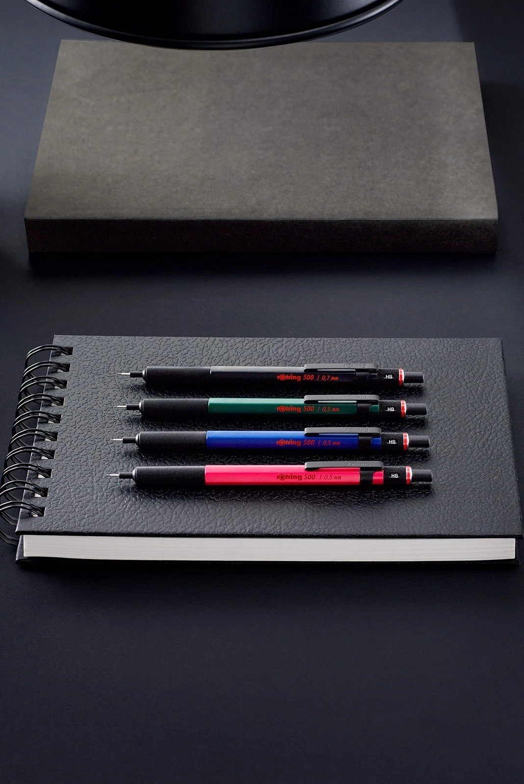 Rotring 500 Green Mechanical Pencil 0.5Mm With Metal Grip For Precision Drawing