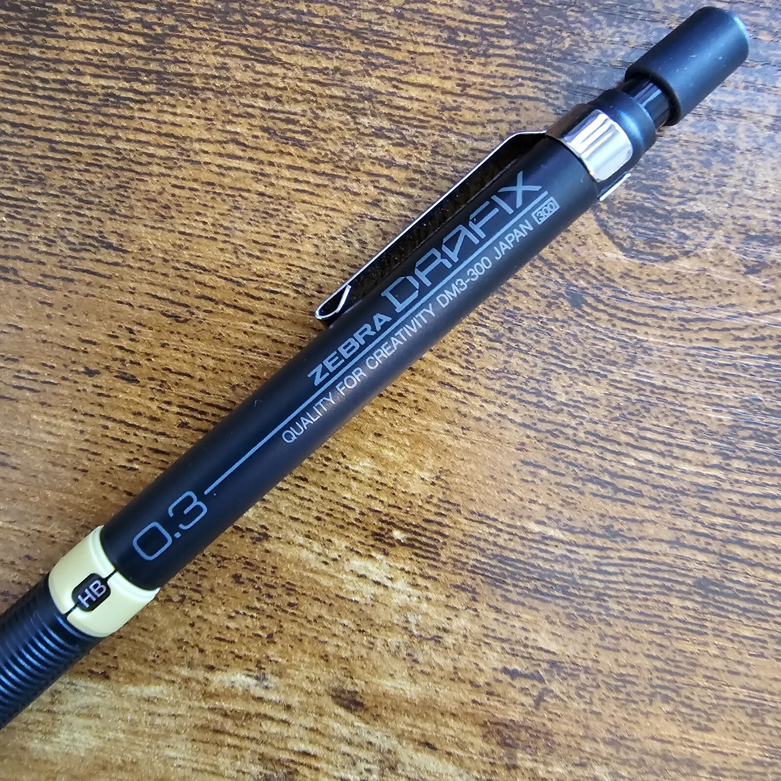 Zebra Drafix technical drafting pencil featuring a 0.3mm lead size