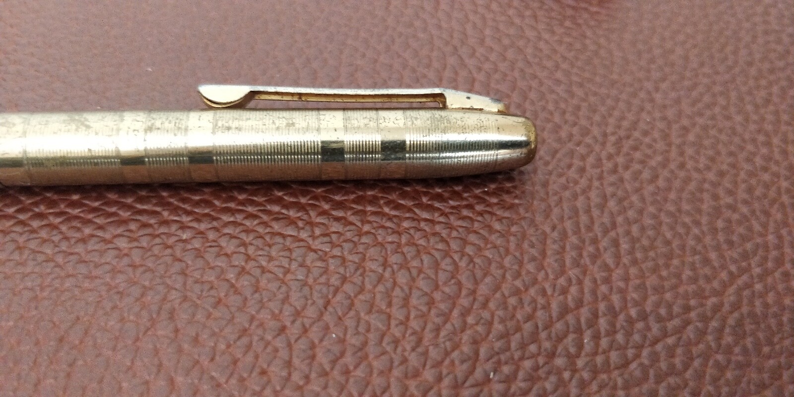 Vintage Gold Plated Mechanical Pencil Stamped Mascot USA
