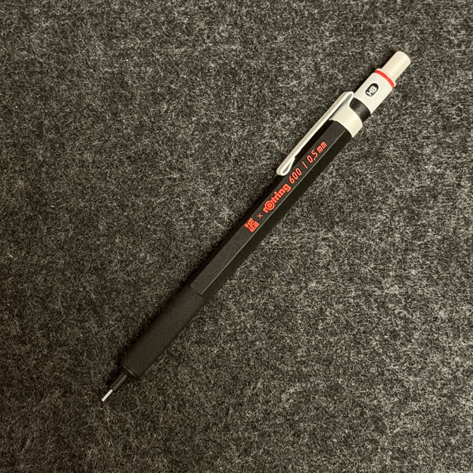 Itoya x rOtring 600 Mechanical Pencil 0.5mm Black Limited Edition 2023 Japan New