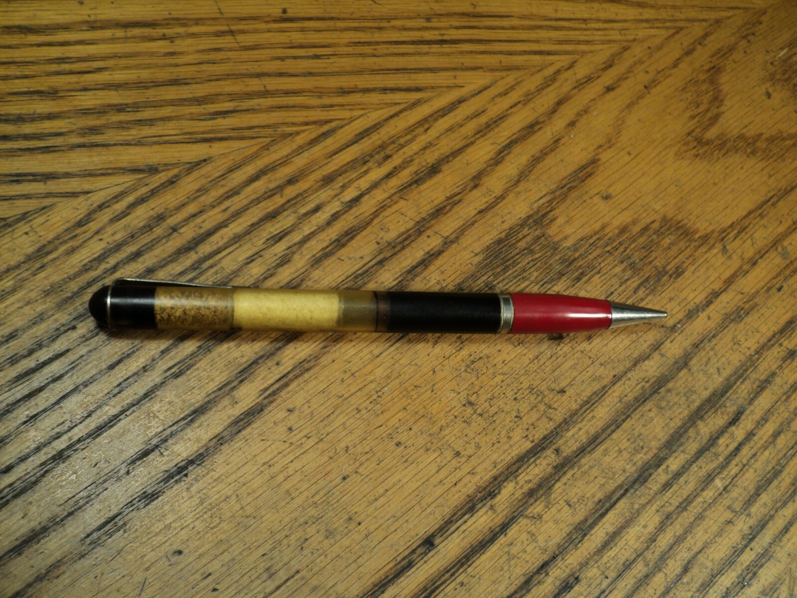 Vintage Mechanical Pencil Moorman’s High Energy Low Fiber Mintrate Filled Cap