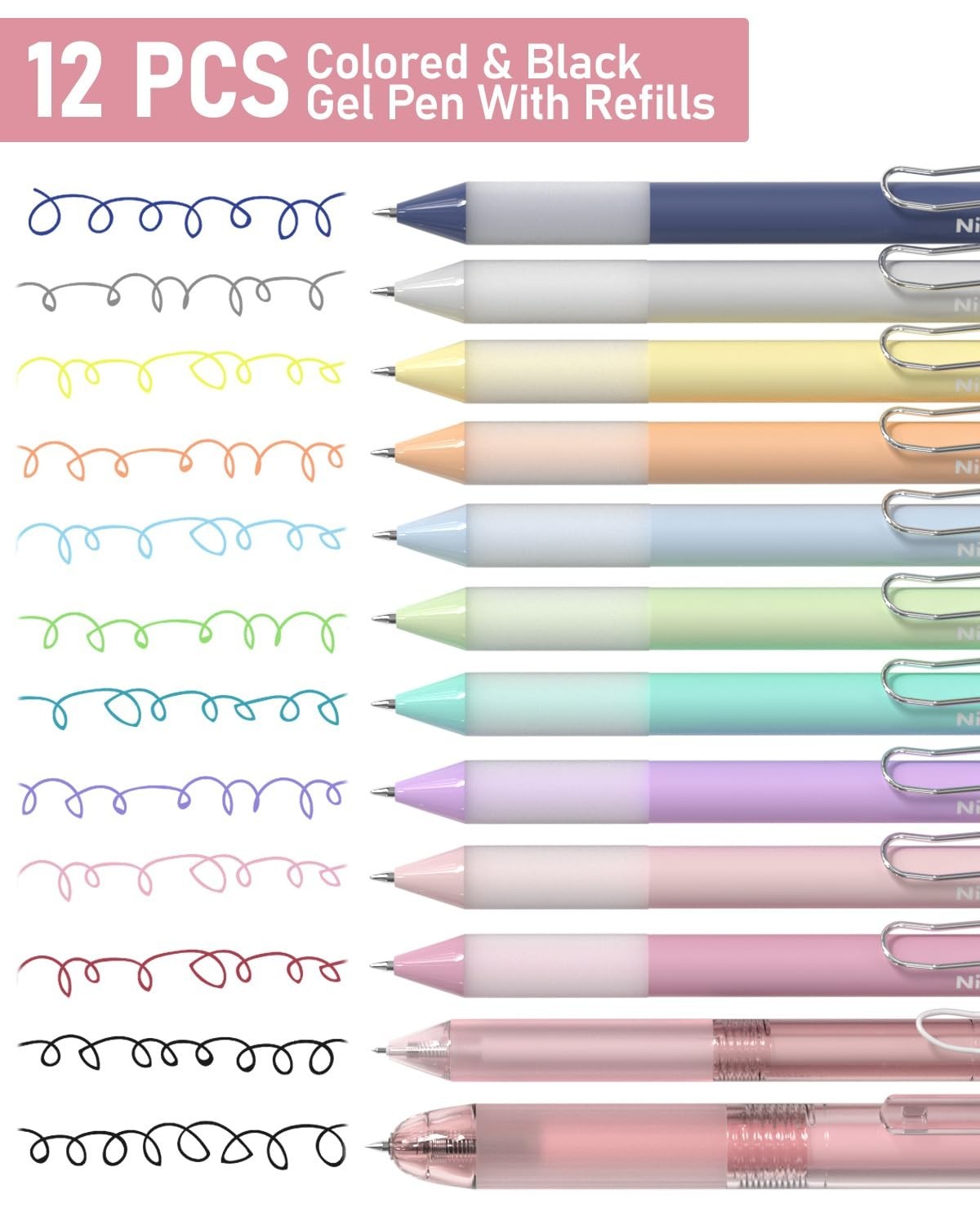 78 PCS Aesthetic School Supplies Set, Cute Pen Case, Pastel Highlighters & Gel P