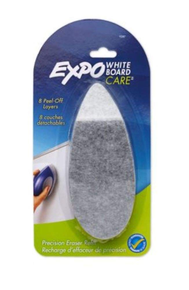 Dry Erase Precision Point Eraser Refill Pad, Felt, 9 3/4w x 3 1/4d — Sold a…