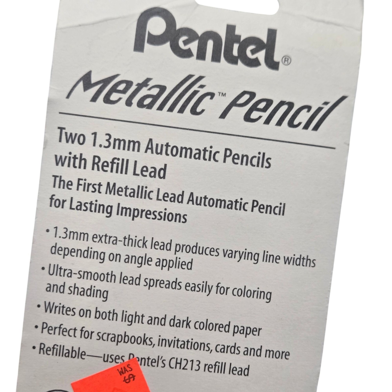 Pentel Metallic Automatic Pencils 1.3mm With Refill Lead Copper Color NOS