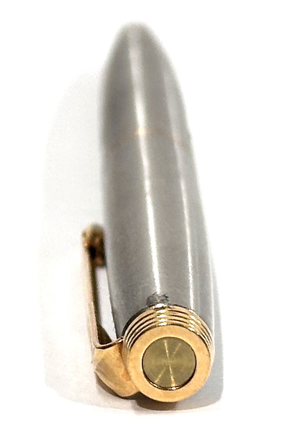 Vintage Parker 75 Made in USA Mechanical Pencil Stainless Steel with Gold Trim
