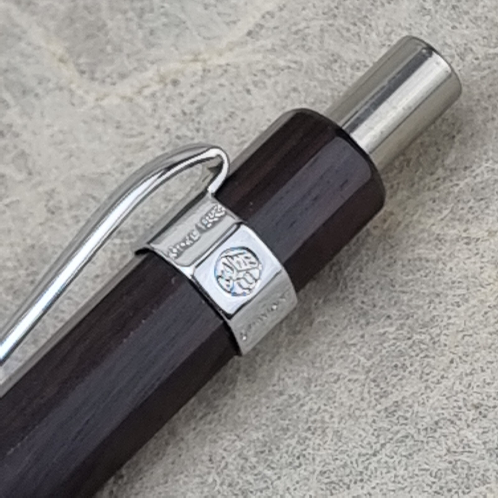Hand Crafted Pentel P-205(0.5mm) Mechanical Pencil with Octagonal Wood Barrel