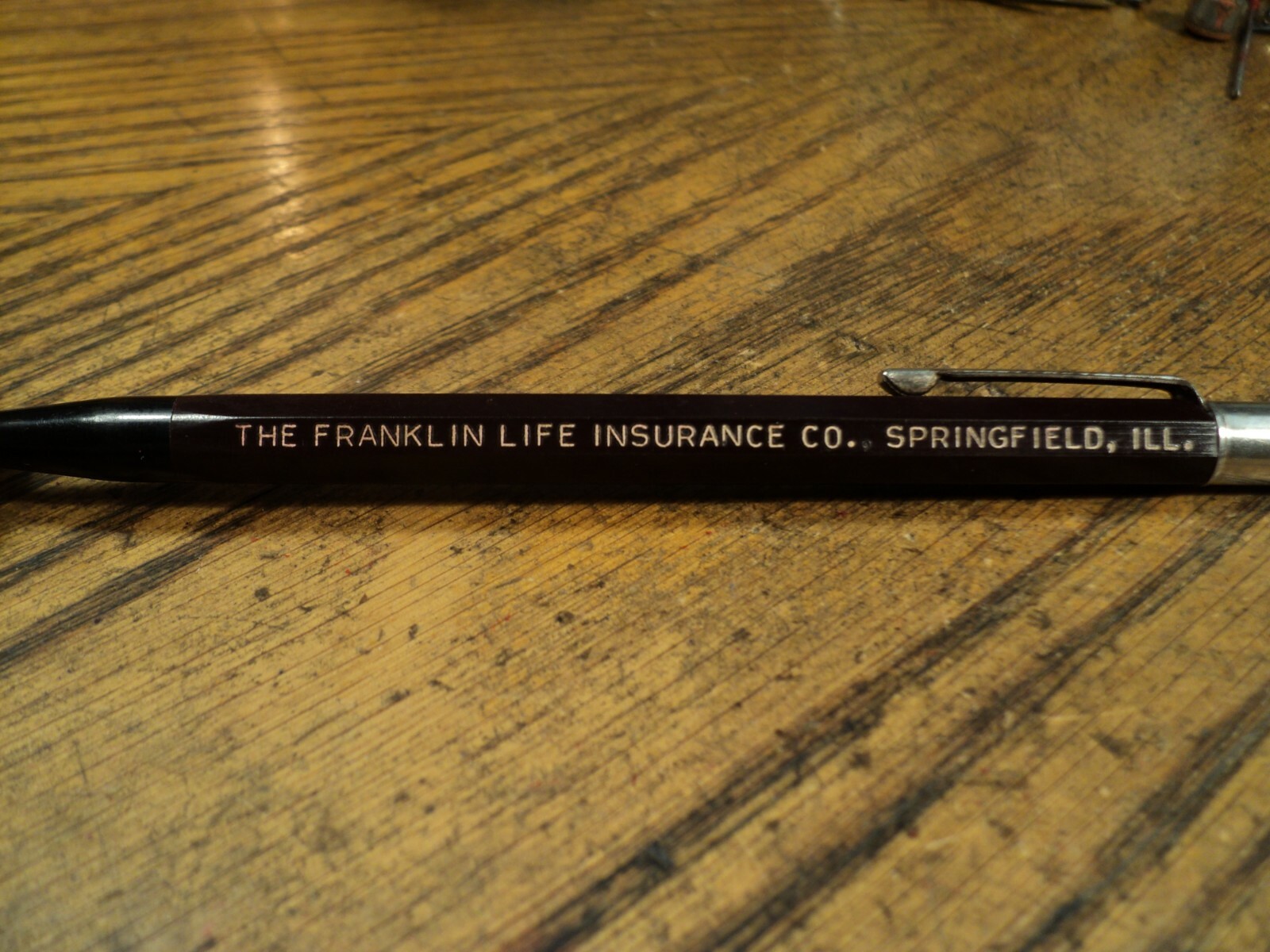 Vintage Autopoint Mechanical Pencil Franklin Life Insurance Co Springfield Ill