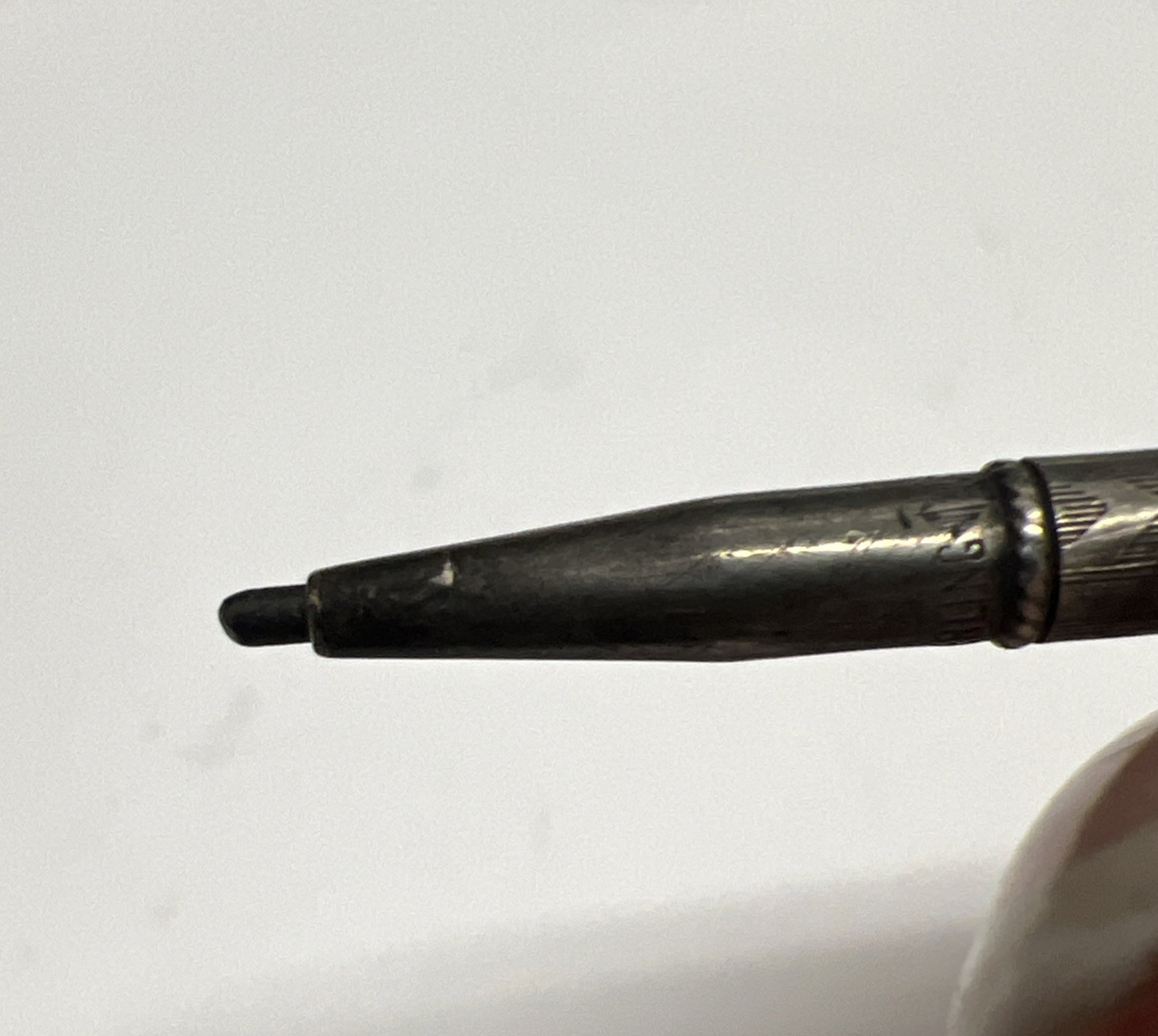 Antique Sterling Silver Mechanical Pencil Pendant (WORKS!)