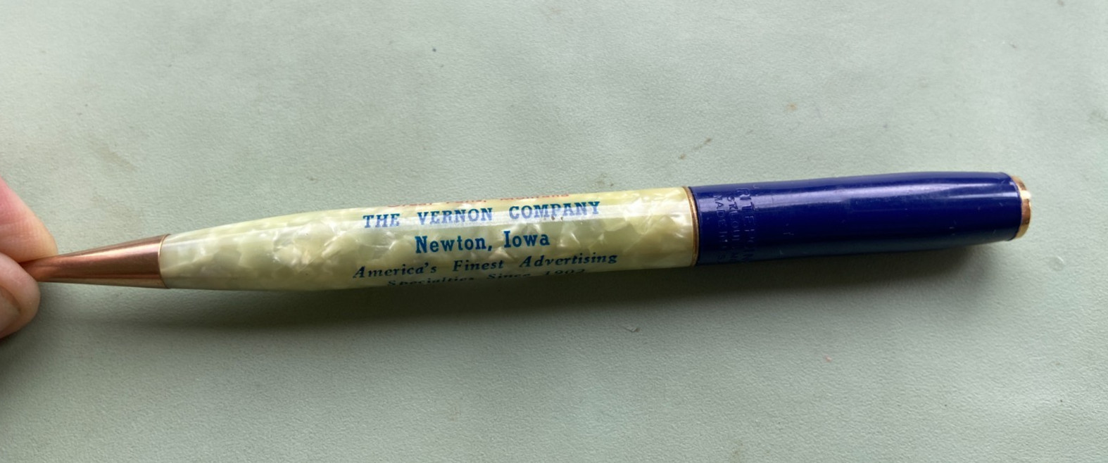 VERNON MECHANICAL PENCIL COMPANY NEWTON IOWA GREAT FALLS MONTANA .