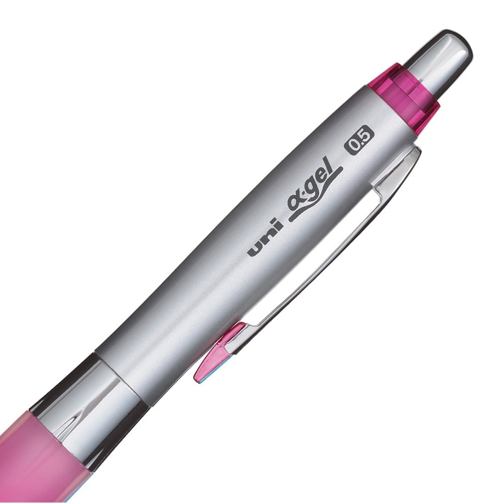 Alpha-Gel Shaker Mechanical Pencil 0.5mm Soft Grip, Rose Pink (M5617GG1P.66)
