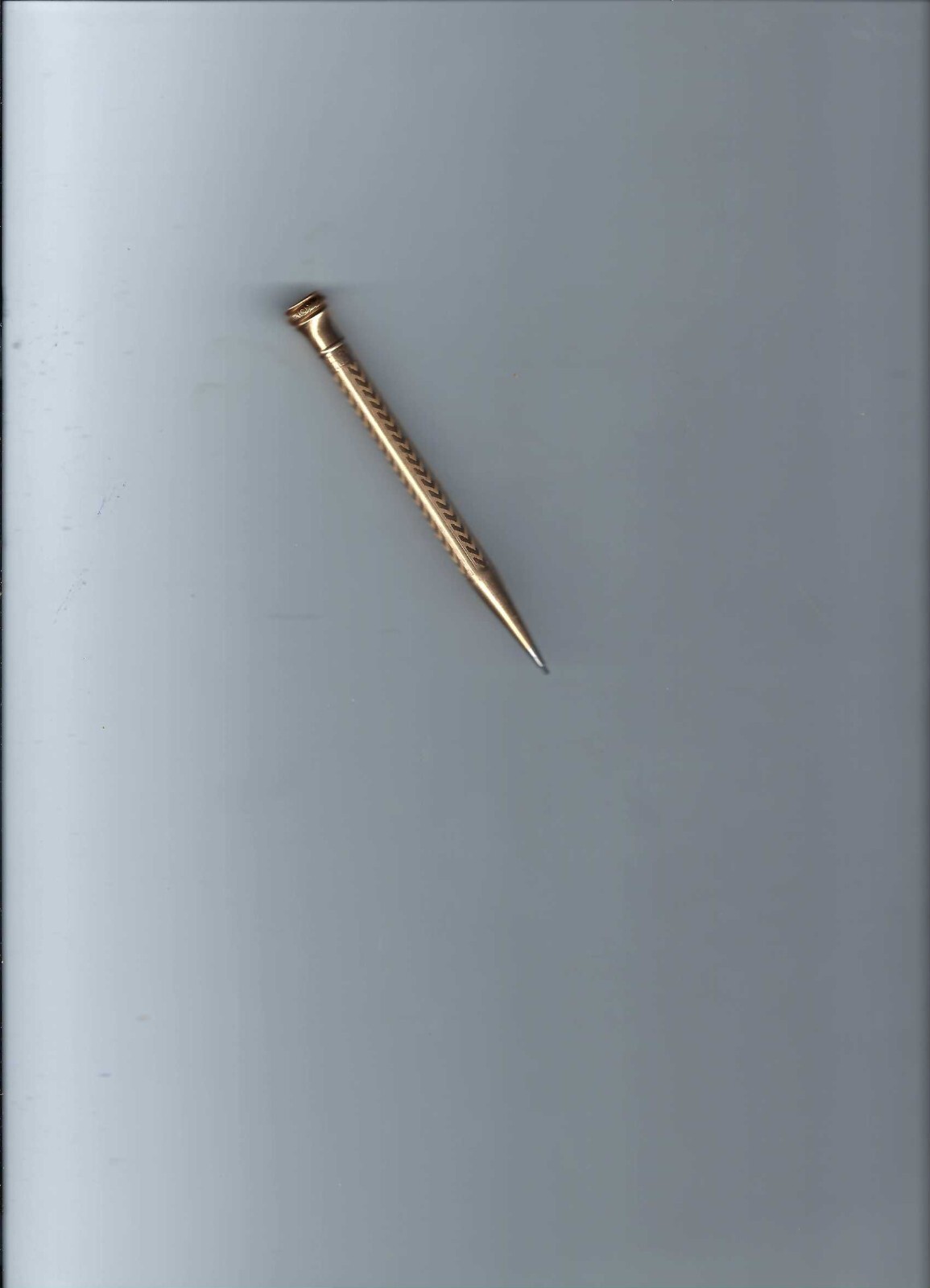 Vintage Wahl EverSharp Gold Filled Twist Mechanical Pencil Cascading Pattern-4″