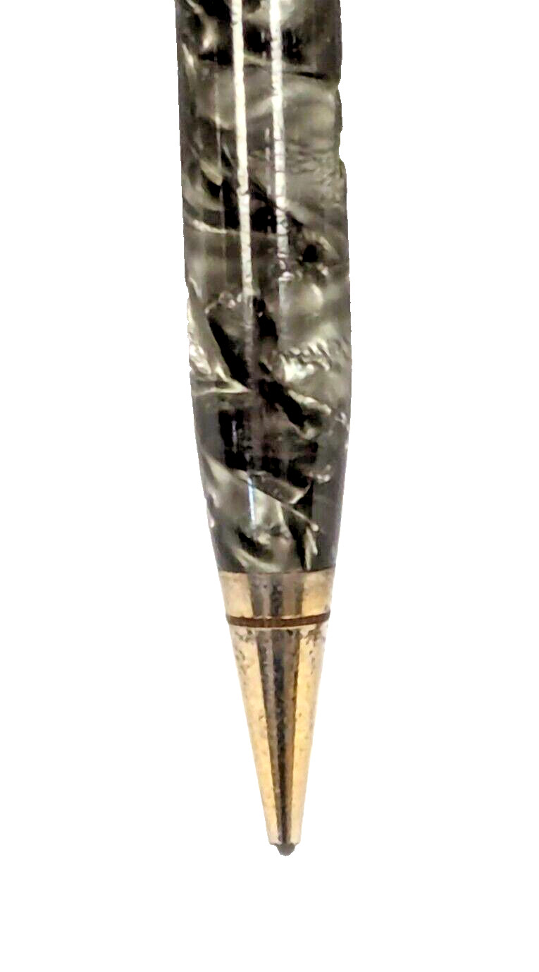 Vintage RARE Parker Gray/Green/Black Mother Of Pearl Mechanical Pencil-Untested