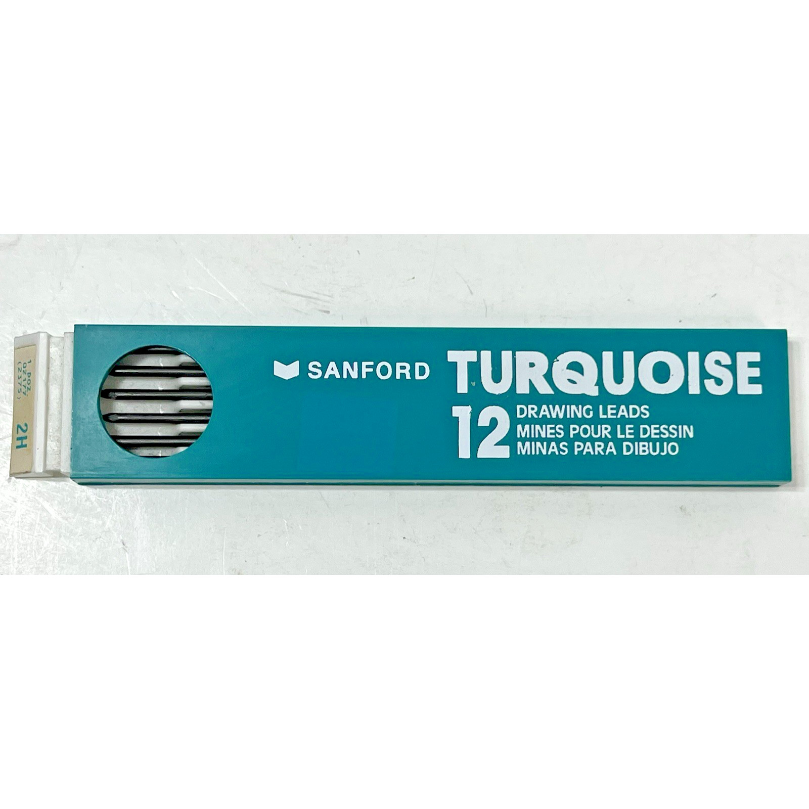 3 Turquoise Eagle Drawing Leads 2375 Black 2H Mechanical Drafting Pencil Refill