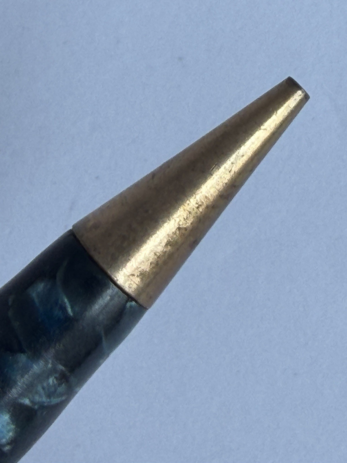 ATQ VTG 1920’s Sheaffer’s Lifetime Gold Filled Marbled Green Mechanical Pencil