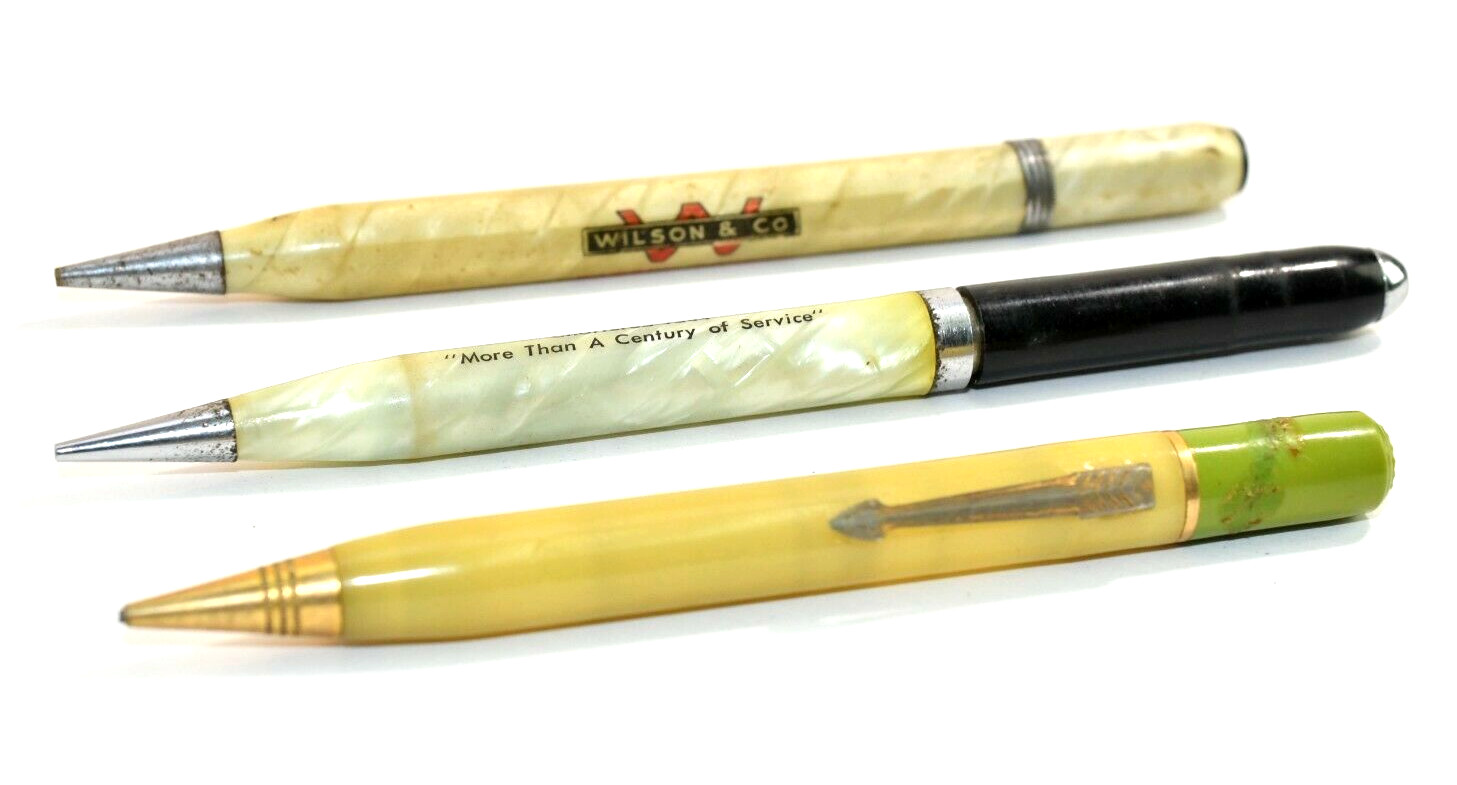 c1950’s Pearl Advertising Mechanical Pencil Fire Insurance Wilson Bakery