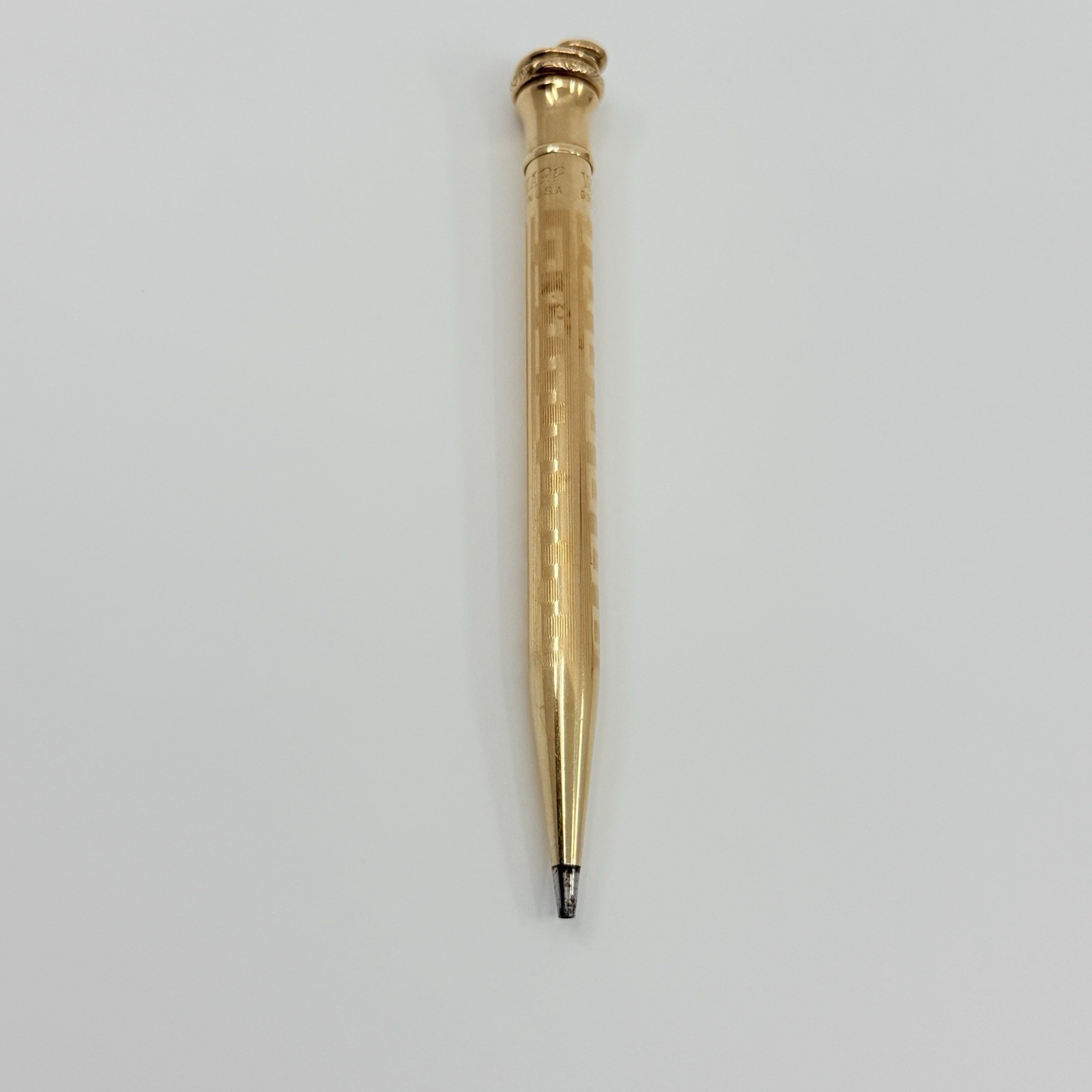 Vintage 1920s Wahl Eversharp Gold Filled Ring Top Mechanical Pencil USA